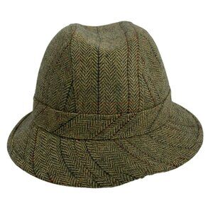 San Diego Hat Company Fedora Wool Blend Tweed Hat Lined Men's Size OS